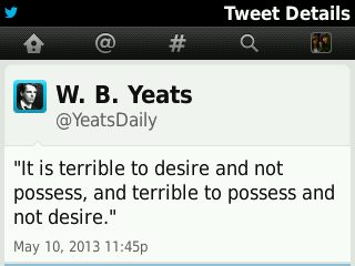 DESIRE- W.B.Yeats